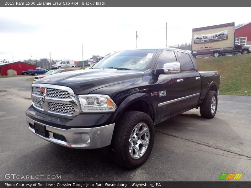 Black / Black 2015 Ram 1500 Laramie Crew Cab 4x4