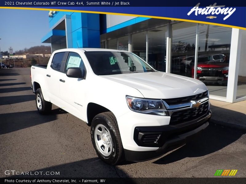 Summit White / Jet Black 2021 Chevrolet Colorado WT Crew Cab 4x4