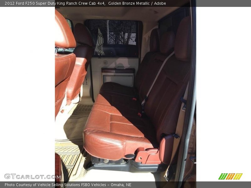 Golden Bronze Metallic / Adobe 2012 Ford F250 Super Duty King Ranch Crew Cab 4x4