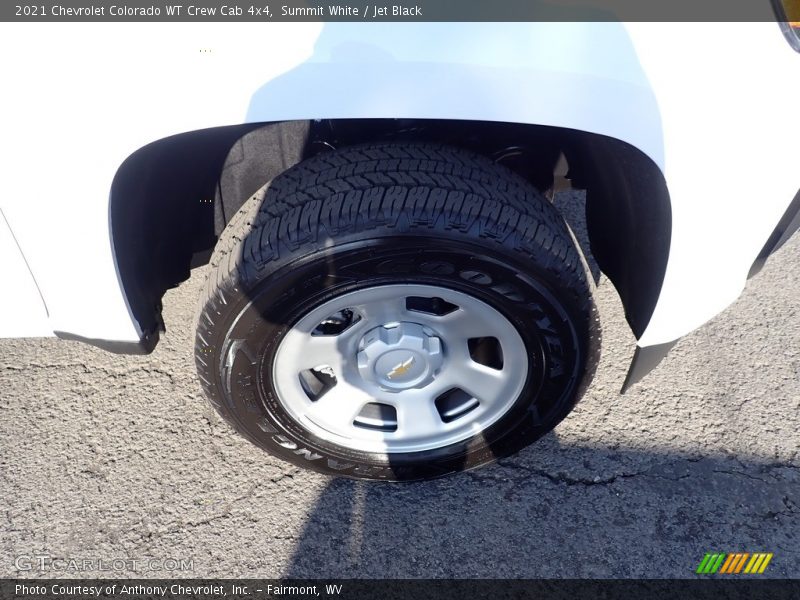 Summit White / Jet Black 2021 Chevrolet Colorado WT Crew Cab 4x4