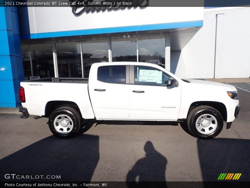 Summit White / Jet Black 2021 Chevrolet Colorado WT Crew Cab 4x4