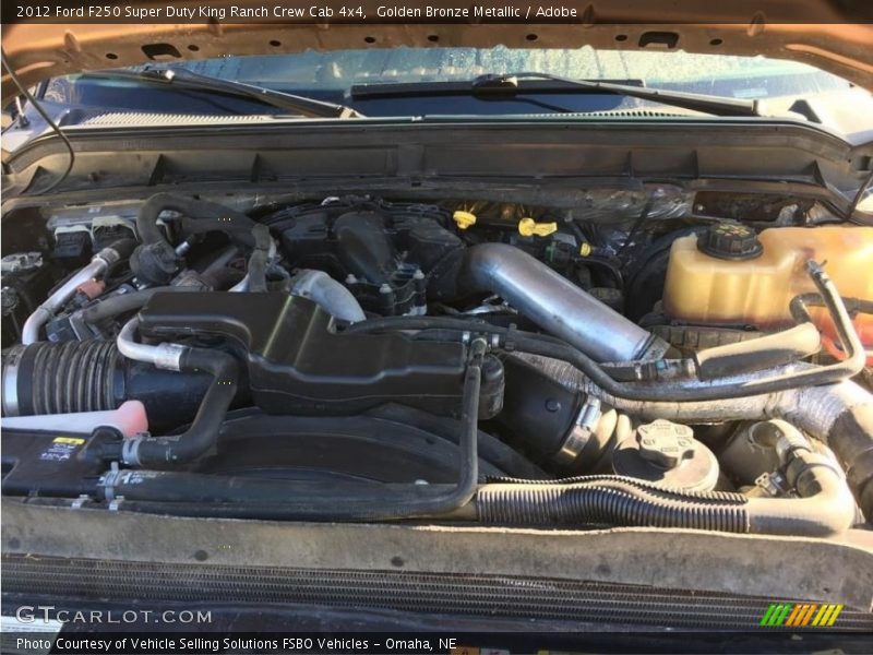 Golden Bronze Metallic / Adobe 2012 Ford F250 Super Duty King Ranch Crew Cab 4x4
