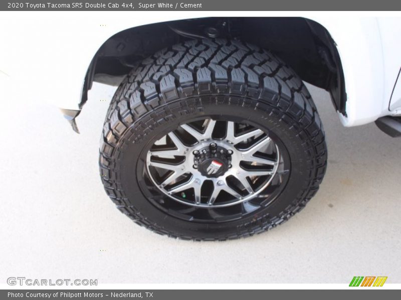 Super White / Cement 2020 Toyota Tacoma SR5 Double Cab 4x4