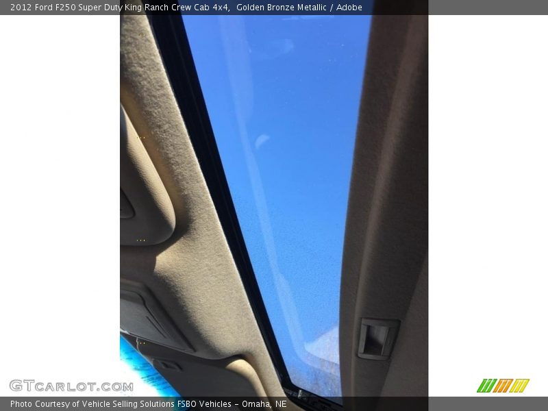 Golden Bronze Metallic / Adobe 2012 Ford F250 Super Duty King Ranch Crew Cab 4x4