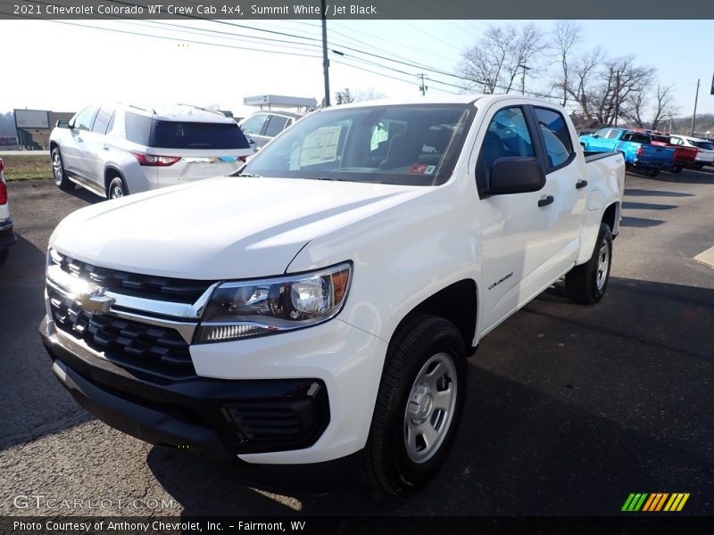 Summit White / Jet Black 2021 Chevrolet Colorado WT Crew Cab 4x4