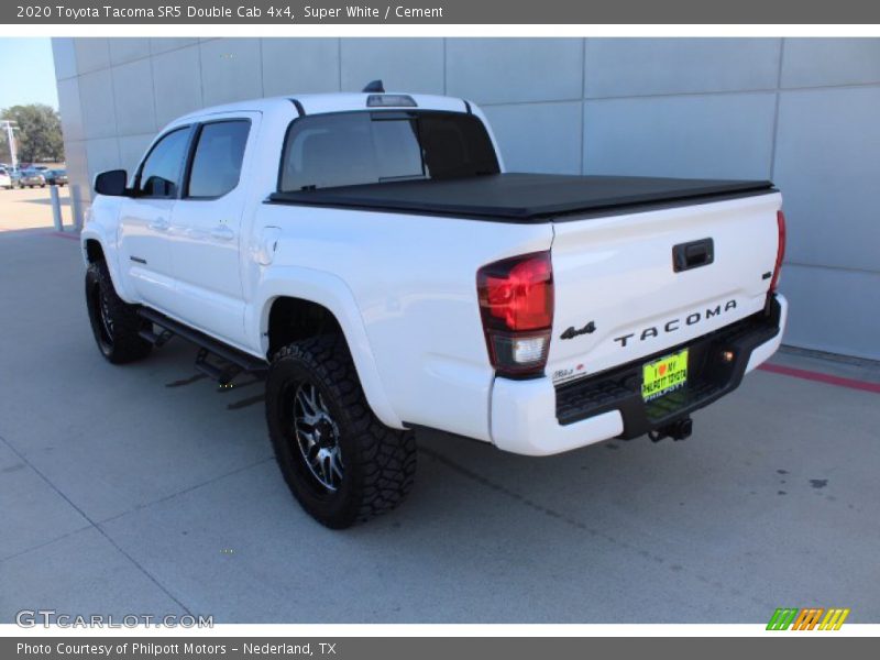 Super White / Cement 2020 Toyota Tacoma SR5 Double Cab 4x4