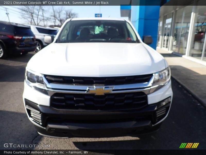 Summit White / Jet Black 2021 Chevrolet Colorado WT Crew Cab 4x4