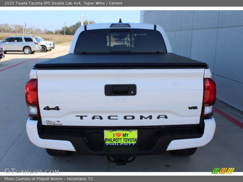 Super White / Cement 2020 Toyota Tacoma SR5 Double Cab 4x4