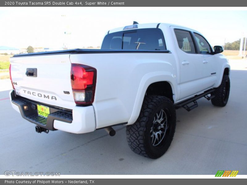 Super White / Cement 2020 Toyota Tacoma SR5 Double Cab 4x4