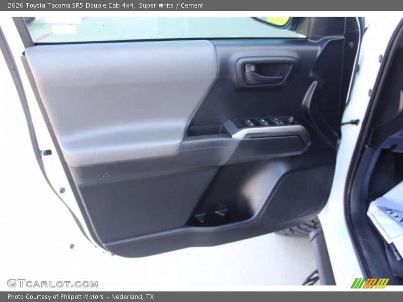 Super White / Cement 2020 Toyota Tacoma SR5 Double Cab 4x4