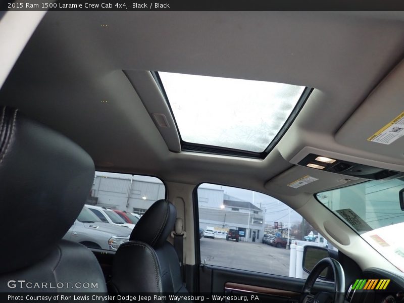Black / Black 2015 Ram 1500 Laramie Crew Cab 4x4