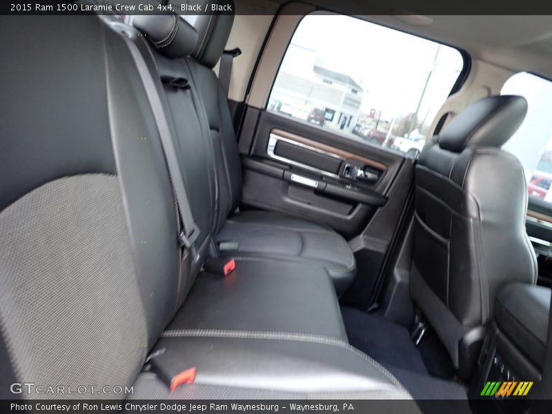 Rear Seat of 2015 1500 Laramie Crew Cab 4x4