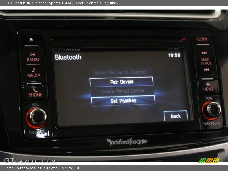 Controls of 2016 Outlander Sport GT AWC
