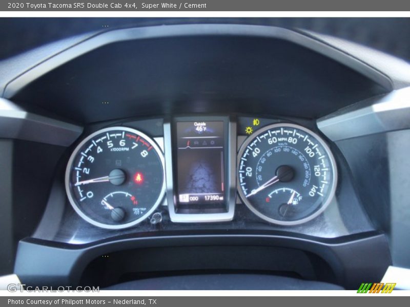 Super White / Cement 2020 Toyota Tacoma SR5 Double Cab 4x4