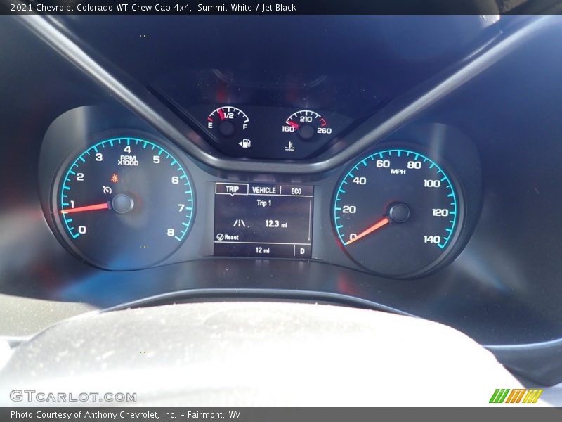 Summit White / Jet Black 2021 Chevrolet Colorado WT Crew Cab 4x4