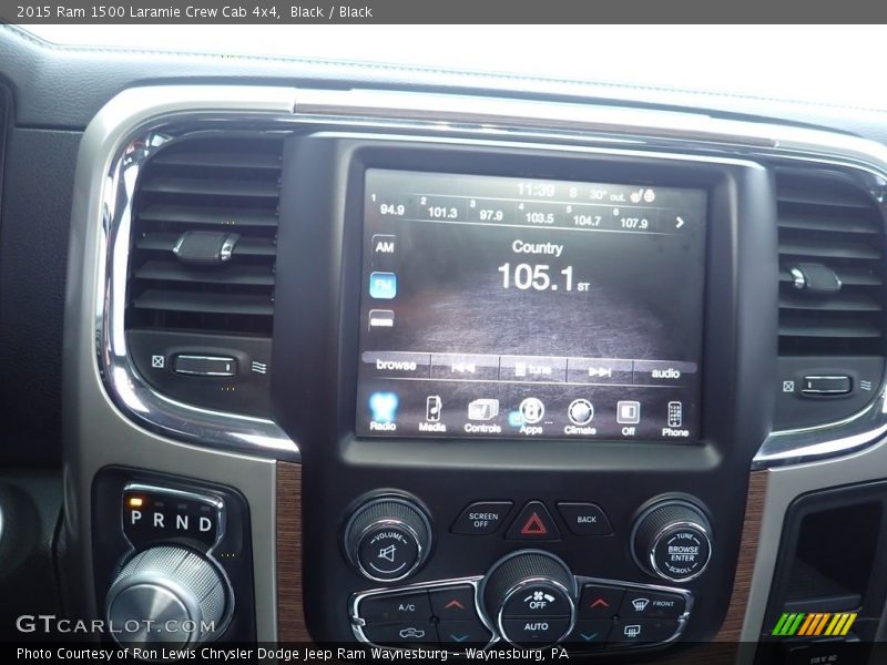 Controls of 2015 1500 Laramie Crew Cab 4x4