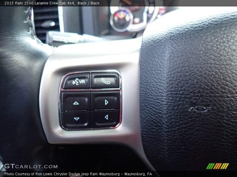 Black / Black 2015 Ram 1500 Laramie Crew Cab 4x4