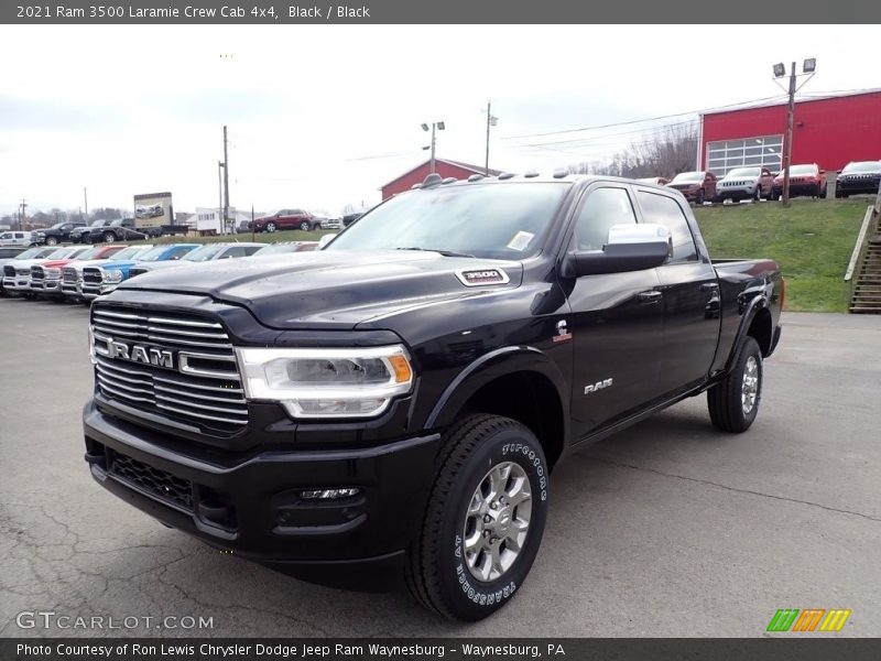 Black / Black 2021 Ram 3500 Laramie Crew Cab 4x4
