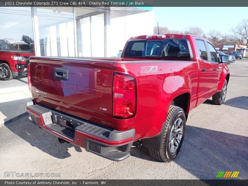 Cherry Red Tintcoat / Jet Black 2021 Chevrolet Colorado Z71 Crew Cab 4x4