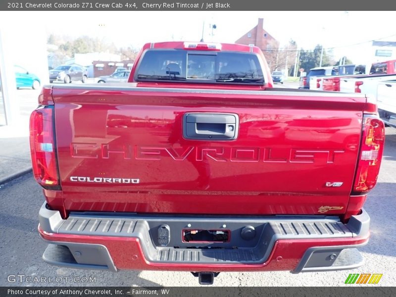 Cherry Red Tintcoat / Jet Black 2021 Chevrolet Colorado Z71 Crew Cab 4x4
