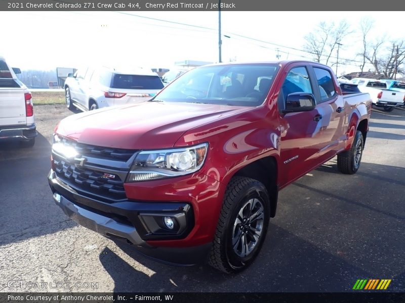 Cherry Red Tintcoat / Jet Black 2021 Chevrolet Colorado Z71 Crew Cab 4x4