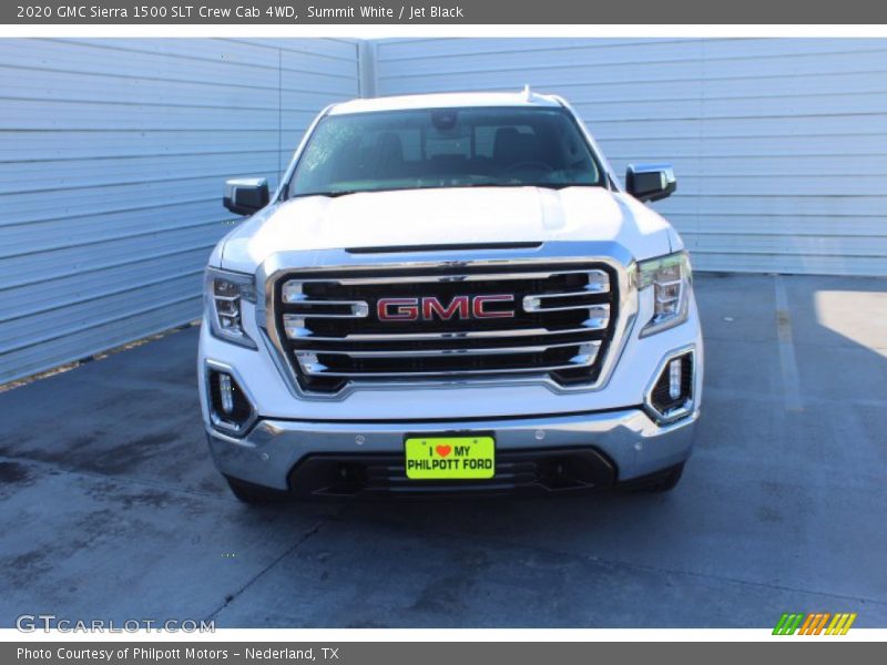 Summit White / Jet Black 2020 GMC Sierra 1500 SLT Crew Cab 4WD