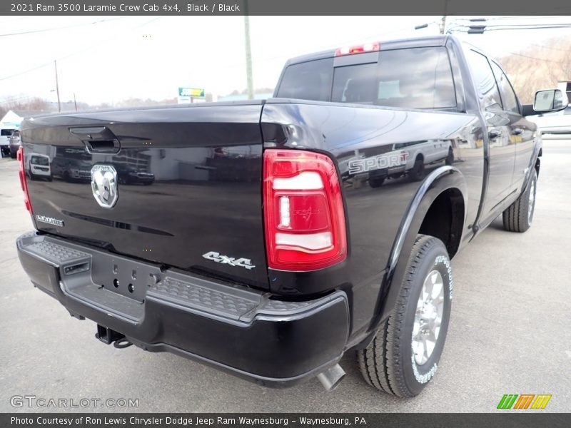 Black / Black 2021 Ram 3500 Laramie Crew Cab 4x4