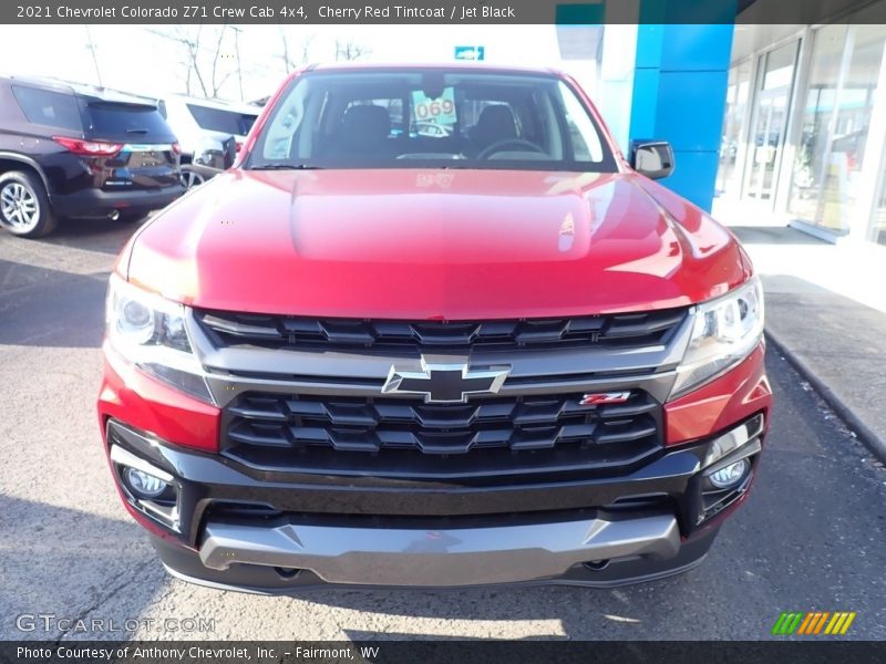 Cherry Red Tintcoat / Jet Black 2021 Chevrolet Colorado Z71 Crew Cab 4x4