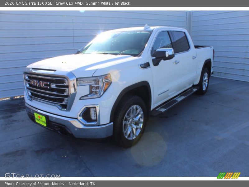 Summit White / Jet Black 2020 GMC Sierra 1500 SLT Crew Cab 4WD