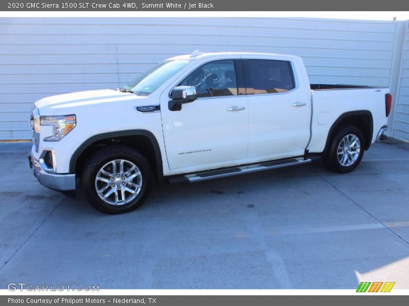 Summit White / Jet Black 2020 GMC Sierra 1500 SLT Crew Cab 4WD