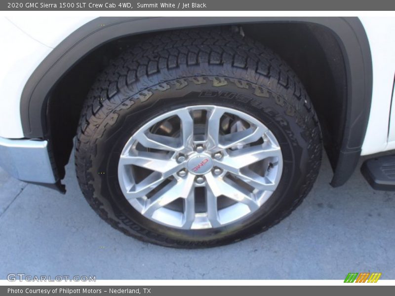 Summit White / Jet Black 2020 GMC Sierra 1500 SLT Crew Cab 4WD