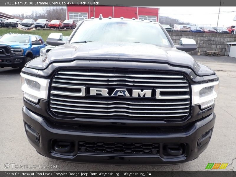Black / Black 2021 Ram 3500 Laramie Crew Cab 4x4