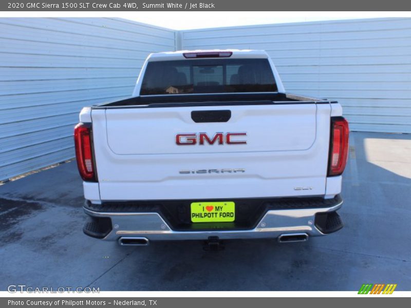 Summit White / Jet Black 2020 GMC Sierra 1500 SLT Crew Cab 4WD