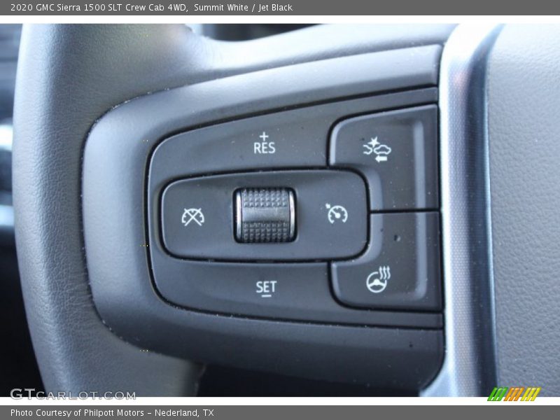 Summit White / Jet Black 2020 GMC Sierra 1500 SLT Crew Cab 4WD