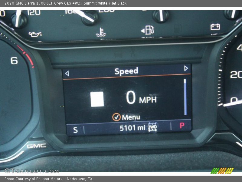 Summit White / Jet Black 2020 GMC Sierra 1500 SLT Crew Cab 4WD