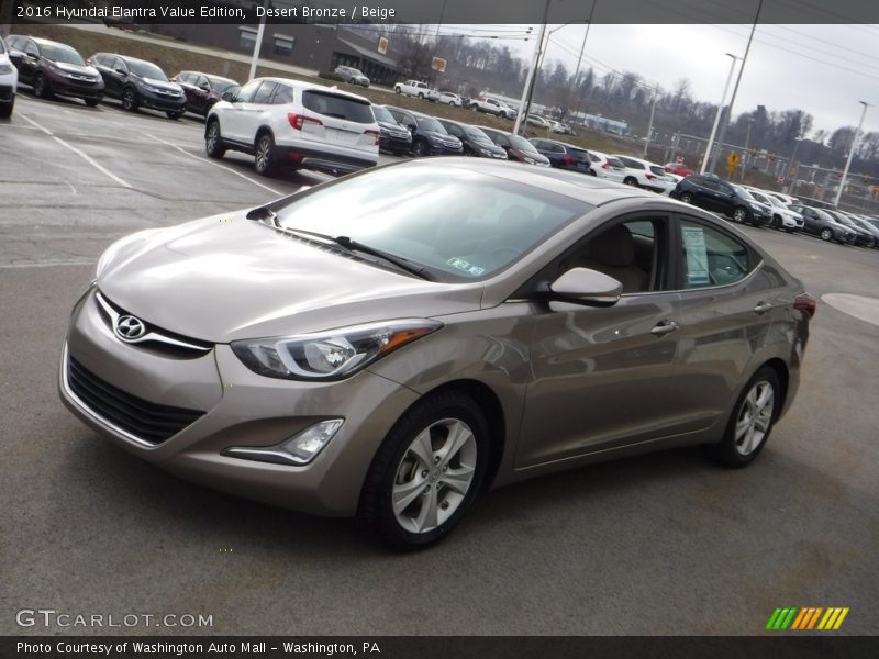 Desert Bronze / Beige 2016 Hyundai Elantra Value Edition