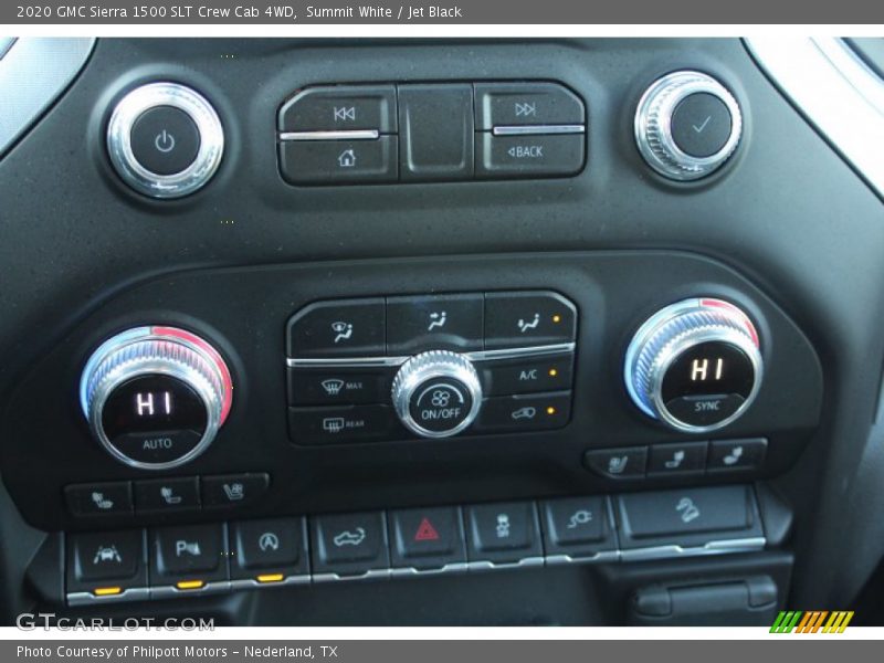 Summit White / Jet Black 2020 GMC Sierra 1500 SLT Crew Cab 4WD