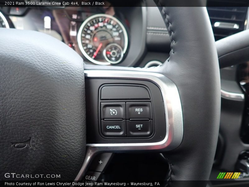 Black / Black 2021 Ram 3500 Laramie Crew Cab 4x4