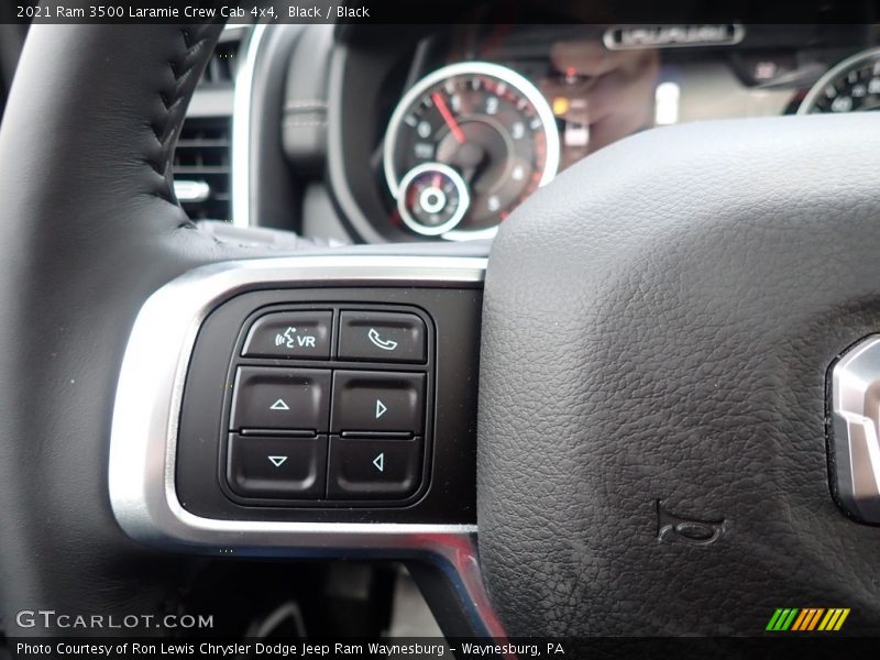 Black / Black 2021 Ram 3500 Laramie Crew Cab 4x4