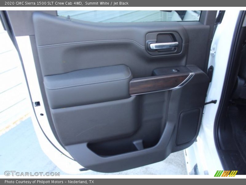 Summit White / Jet Black 2020 GMC Sierra 1500 SLT Crew Cab 4WD