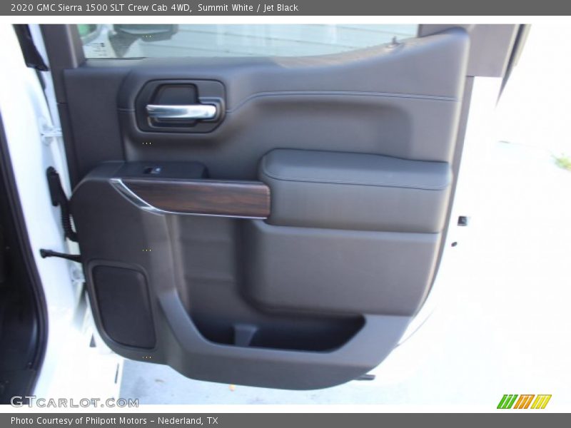 Summit White / Jet Black 2020 GMC Sierra 1500 SLT Crew Cab 4WD