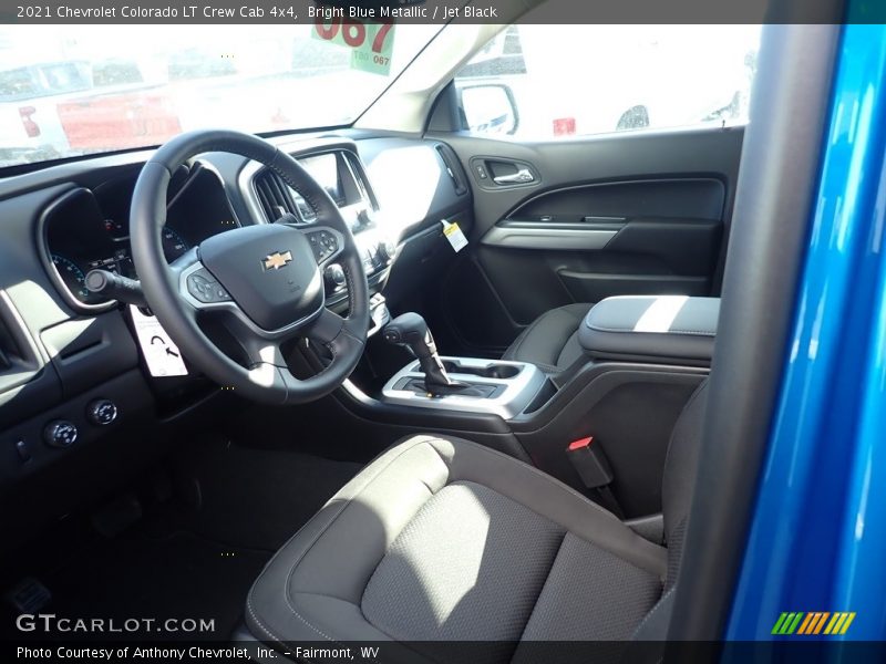 Bright Blue Metallic / Jet Black 2021 Chevrolet Colorado LT Crew Cab 4x4