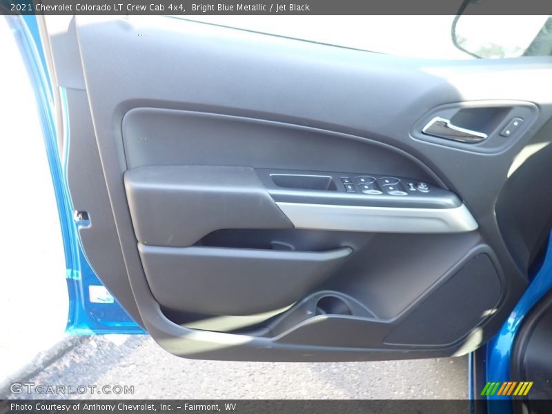 Bright Blue Metallic / Jet Black 2021 Chevrolet Colorado LT Crew Cab 4x4