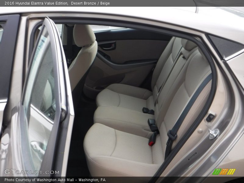 Desert Bronze / Beige 2016 Hyundai Elantra Value Edition