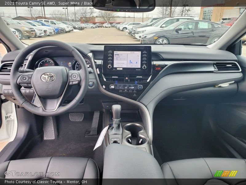  2021 Camry SE AWD Black Interior