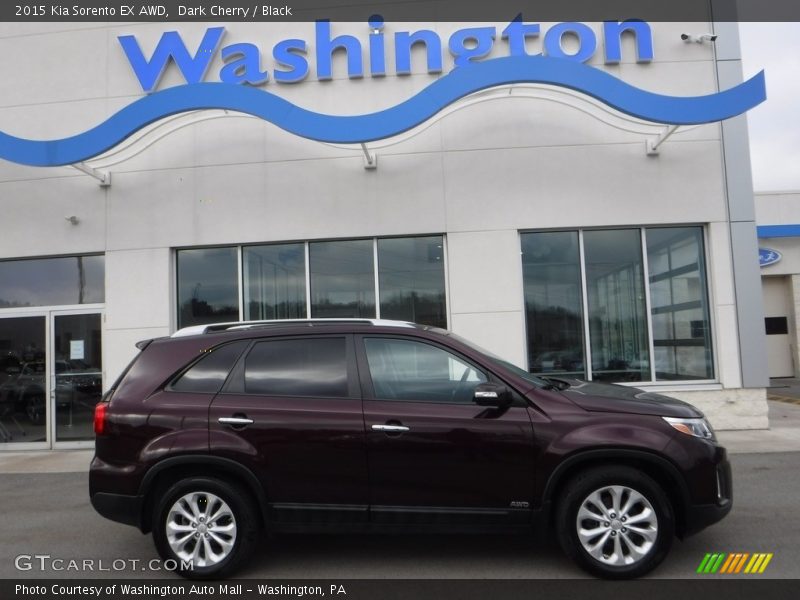 Dark Cherry / Black 2015 Kia Sorento EX AWD