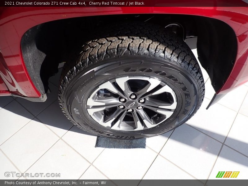 Cherry Red Tintcoat / Jet Black 2021 Chevrolet Colorado Z71 Crew Cab 4x4