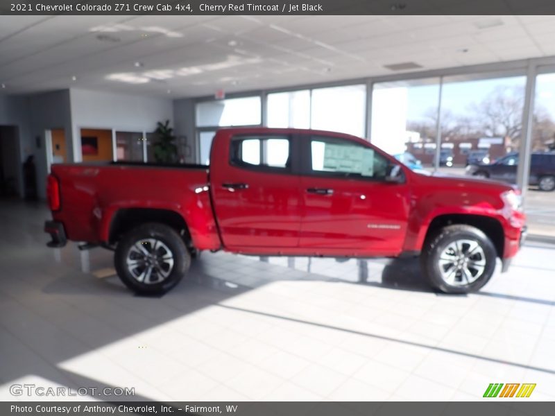 Cherry Red Tintcoat / Jet Black 2021 Chevrolet Colorado Z71 Crew Cab 4x4