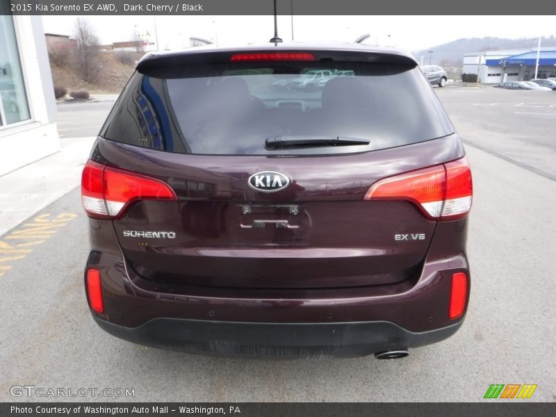 Dark Cherry / Black 2015 Kia Sorento EX AWD