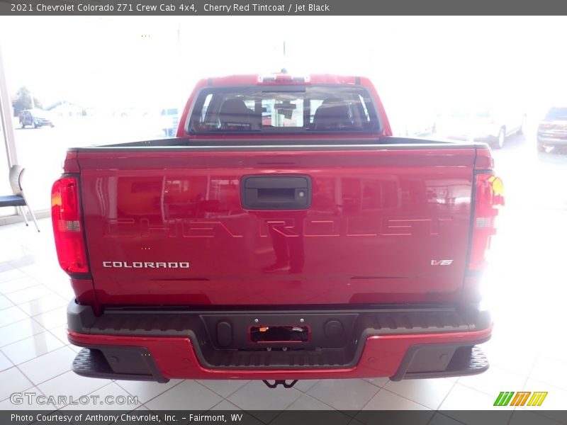Cherry Red Tintcoat / Jet Black 2021 Chevrolet Colorado Z71 Crew Cab 4x4
